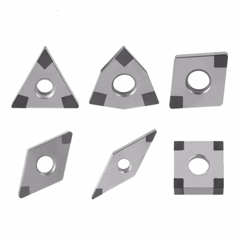CBN Inserts for machining hardened steel, cast iron and superalloys