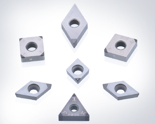 PCD Inserts for machining aluminium, non-ferrous metals and composites